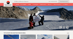 Desktop Screenshot of peakadventuretour.com